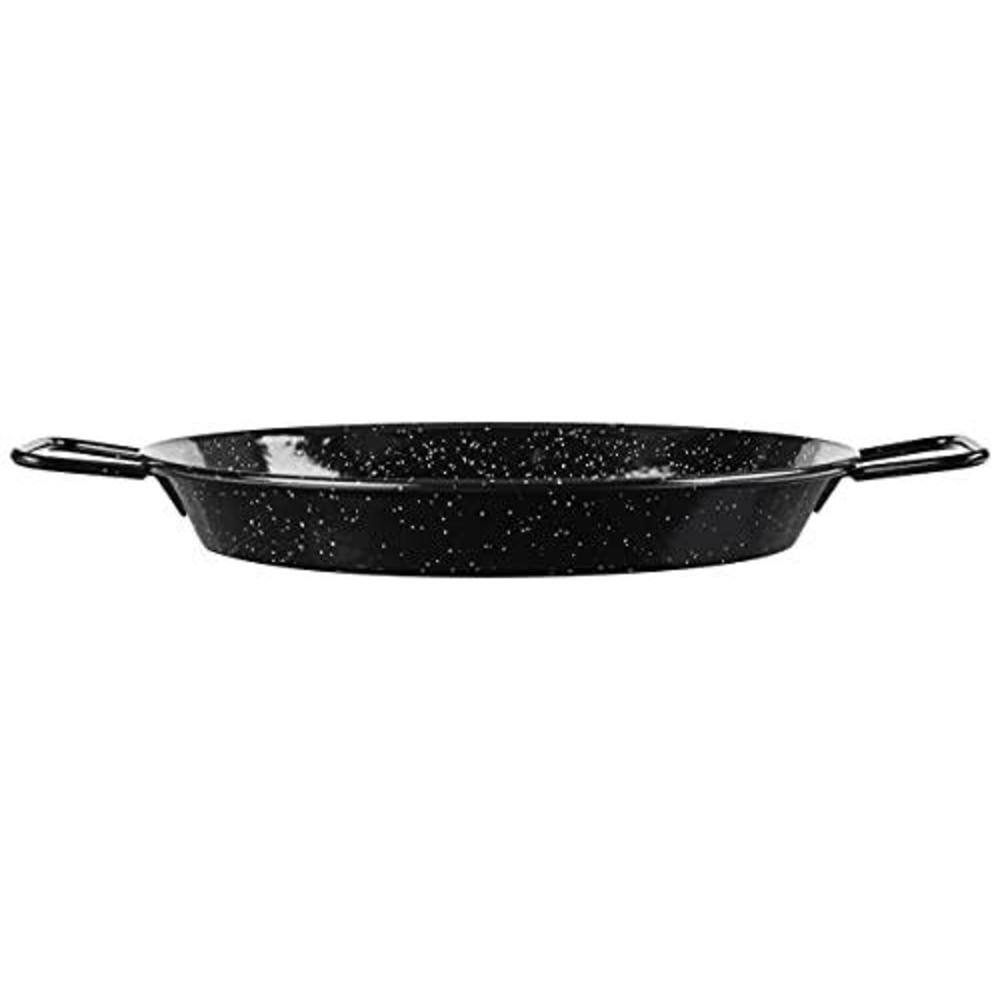 garcima 12-inch enameled steel paella pan, 30 cm