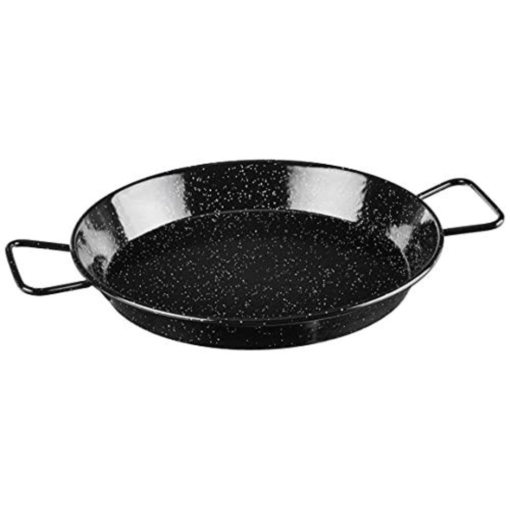 garcima 12-inch enameled steel paella pan, 30 cm