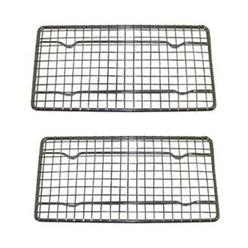 Update International heavy-duty cooling rack, cooling racks, wire pan grade, commercial grade, oven-safe, chrome, 4 x 8x215b; inches, set of 2