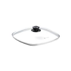swiss diamond square tempered glass cookware lid, 11 by 11-inch