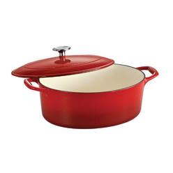 Tramontina Enameled cast Iron covered Dutch Oven 7-Quart gradated Red, 80131052DS
