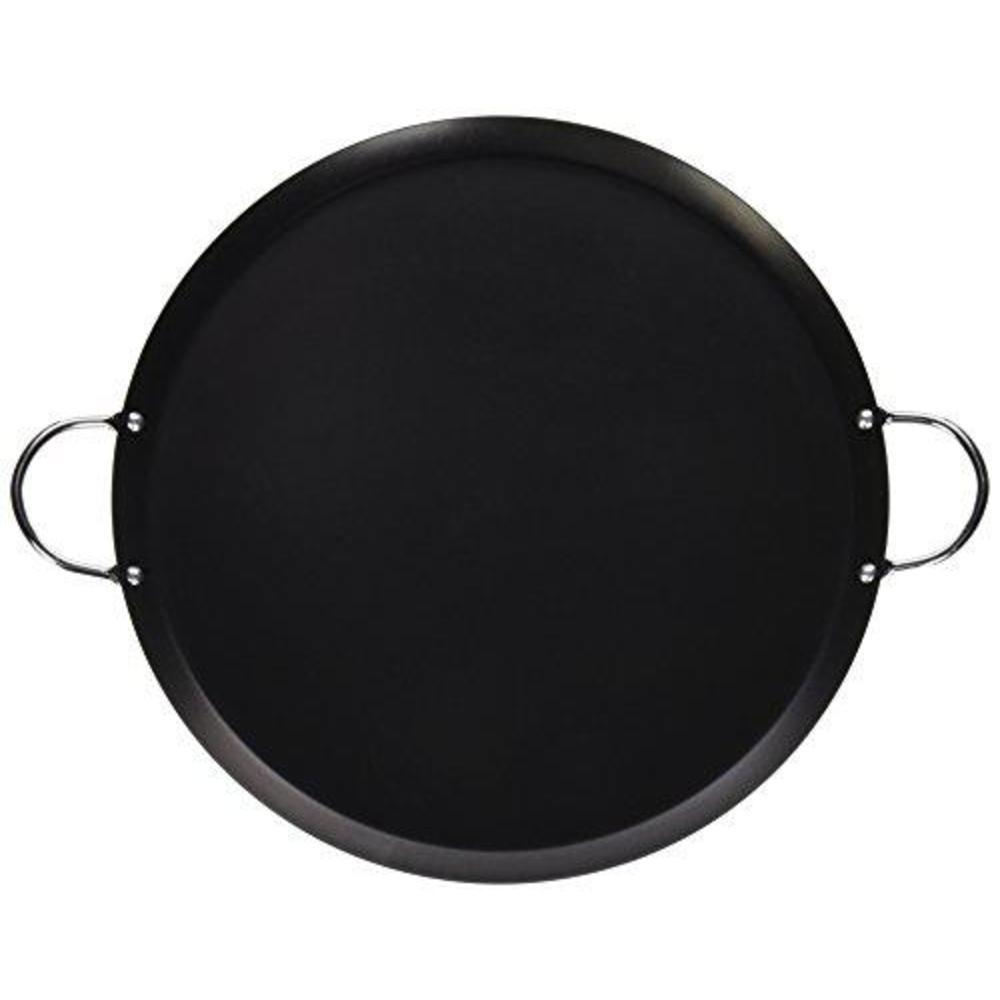 imusa usa car-52023 13.5" nonstick carbon steel small round comal with metal handles