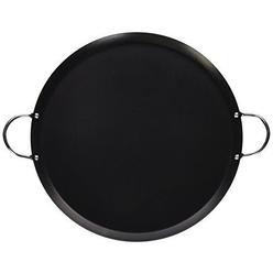 IMUSA USA CAR-52023 13.5" Nonstick Carbon Steel Small Round Comal with Metal Handles