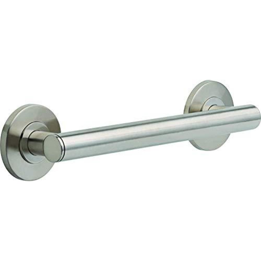 delta faucet 41812-ss contemporary decorative grab bar, 12", brilliance stainless steel, 12 in