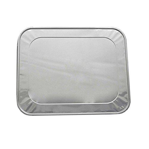 tiger chef 75-pack 9 x 13 inch aluminum foil lids disposable