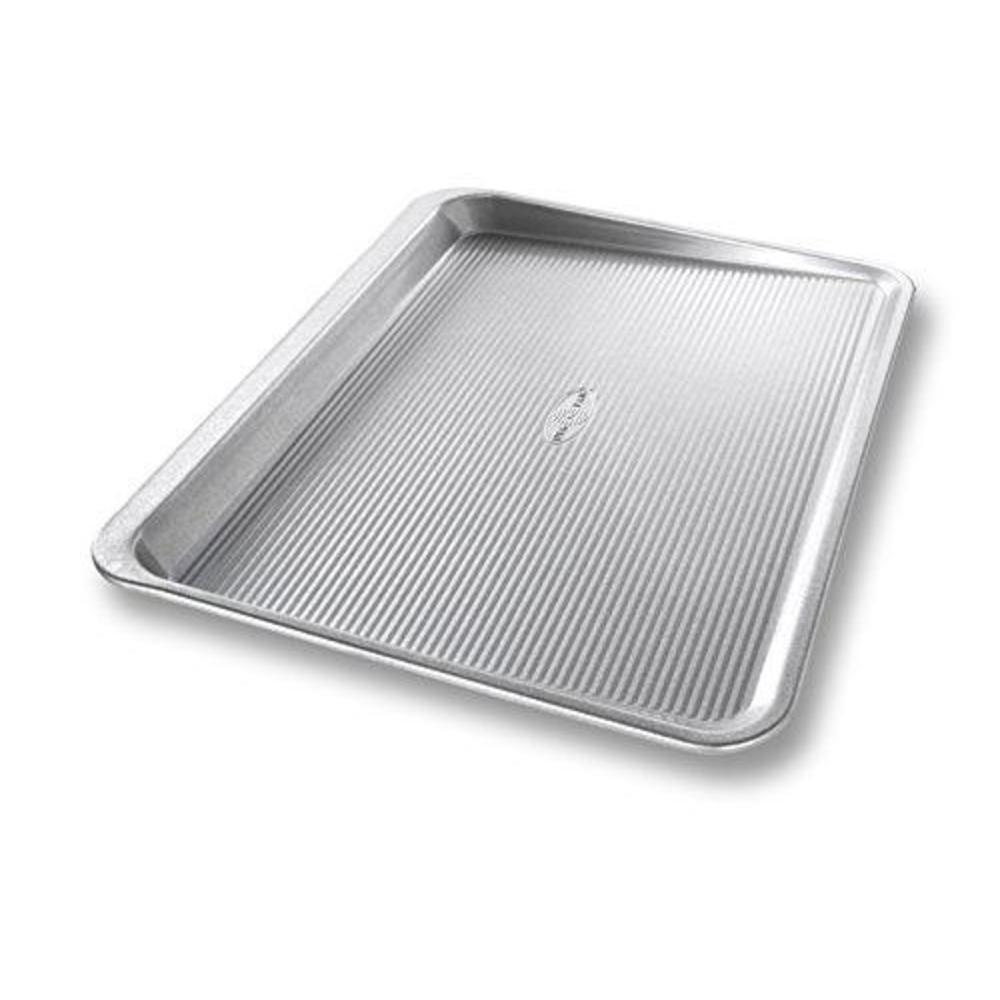 usa pan bakeware aluminized steel cookie scoop pan, large
