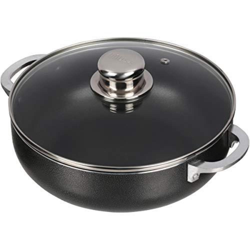 imusa usa 3.2-quart nonstick charcoal caldero (dutch oven) with glass lid