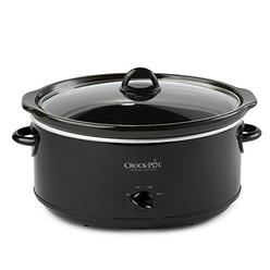 crock-pot scv800-b, 8-quart oval manual slow cooker, black