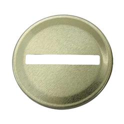 Mason Jar Lifestyle gold coin slot bank lid inserts for mason, ball, canning jars (10 pack, regular mouth)