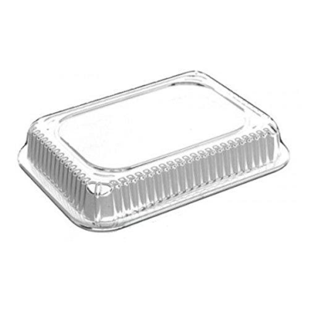 smart usa 4041, 5-lbs oblong aluminum foil pans with foil flat lids, take out baking disposable foil containers with matching