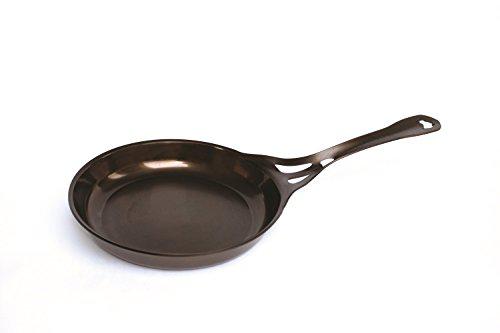 AUS-ION Deep Skillet, 9 (20cm), Smooth Finish, 100% Made in Sydney, 3mm Australian Iron, commercial grade cookware