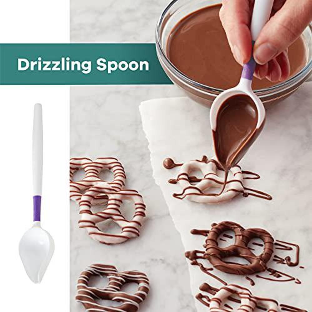 wilton candy melts candy decorating dipping tool set, 5-piece