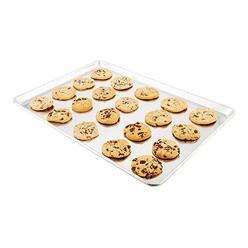 Restaurantware met lux 18 x 26 inch full size baking sheet, 1 heavy-duty cookie sheet - evenly bakes treats, make pastries, pizzas, or cooki