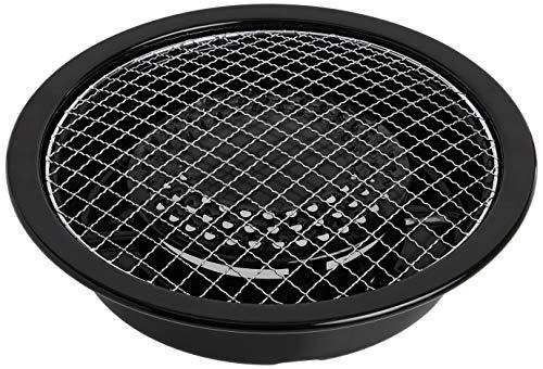 iwatani korean cookware aburi stove top grill pan, black, (cb-p-am3)