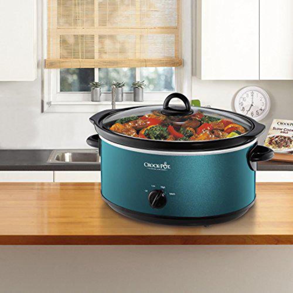 Crock-Pot crockpot scv700-kt deisgn to shine 7qt slow cooker, turquoise