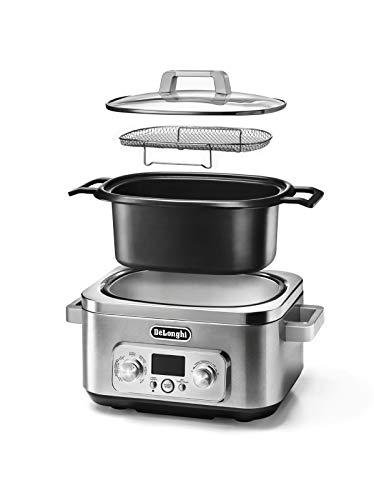 de\'longhi de'longhi livenza 7-in-1 multi-cooker programmable slowcooker, bake, brown, saute, rice, steamer & warmer, easy to use and cl