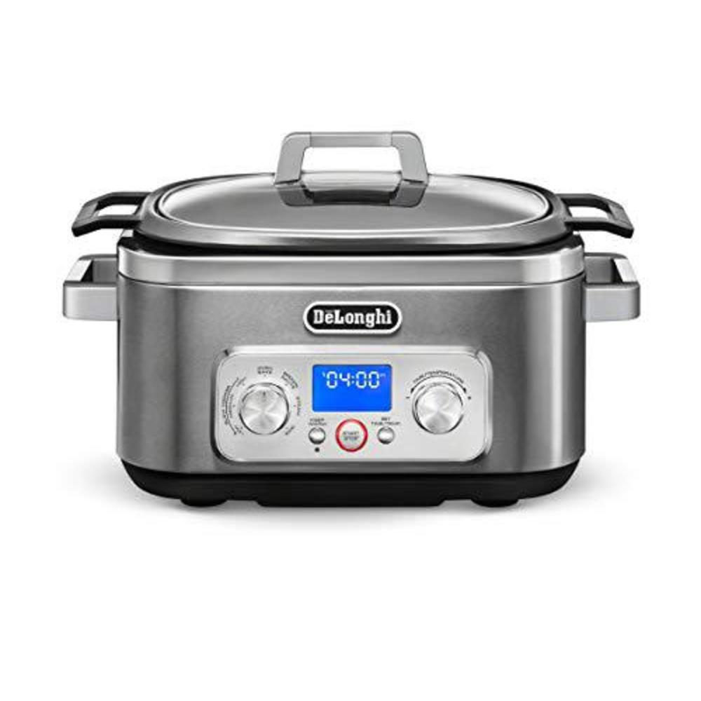 de\'longhi de'longhi livenza 7-in-1 multi-cooker programmable slowcooker, bake, brown, saute, rice, steamer & warmer, easy to use and cl