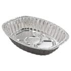 ecoquality 10 pack - disposable durable oval roaster pan - turkey roasting  pans extra large, heavy-duty aluminum foil