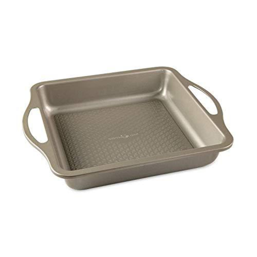 nordic ware square pan, 9x9, silver