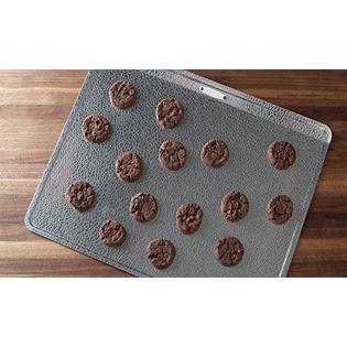 Doughmakers doughmakers premium quality bakeware set of 2 baking sheets, 10  x 14-inch biscuit and 14 x 17.5-inch cookie, silver