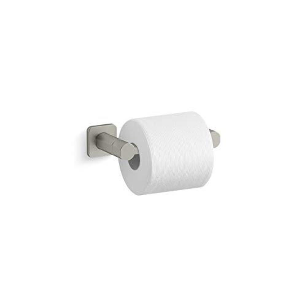kohler k-23528-bn parallel toilet paper holder, vibrant brushed nickel