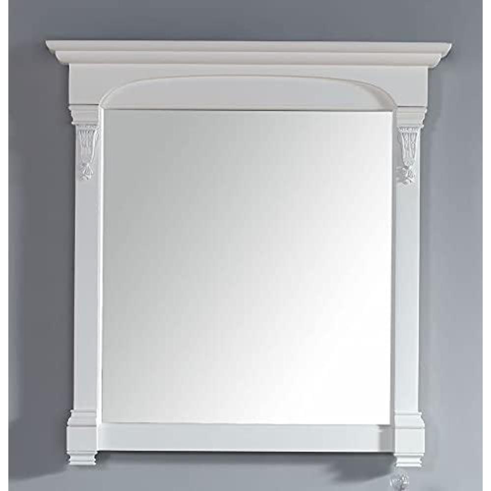 james martin vanities 147-m39-bw 147-m39 brookfield 41-5/16" x 39-3/8" framed bathroom mirror