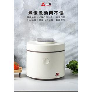 Sanyuan RNAB09NB6SR4T sanyuan rice cooker w/ceramic inner pot, 3l  multi-function cooker, soup, congee, and porridge, healthy ceramic pot,  cook up t