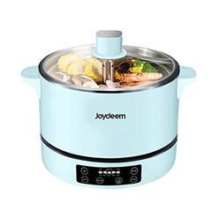 joydeem smart lifting electric hot pot, steamer and low sugar rice cooker, shabu shabu hot pot, food grade stainless steel, 1