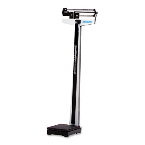 Health-o-Meter health o meter 402kl scale, w/height rod, 20-1/4-inch x10-3/8-inch x57-1/2-inch, black/silver