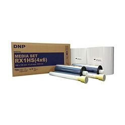 dnp 4x6" print media for ds-rx1hs dye sub printer; 700 prints per roll; 2 rolls per case (1400 total prints).