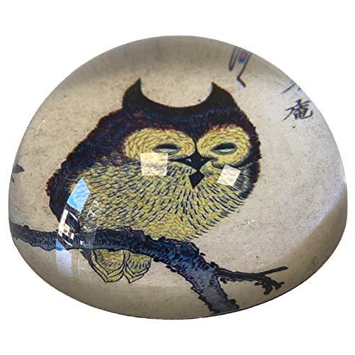 Parastone paperweight in fine glass in a gift box japanese owl