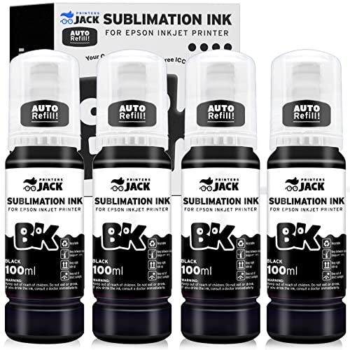 printers jack 400ml black sublimation ink refill for printers et-2720 et-15000 et-4700 et-2760 et-3760 et-4760 et-2700 et-275