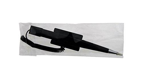 marketing holders black security pen cord for blank entry forms ballot box suggestion slips with double sided tape qty 1