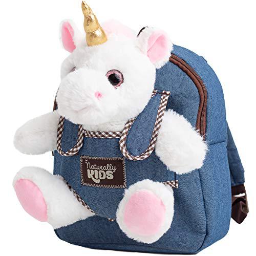 naturally kids small unicorn backpack for girls unicorn toys for girls age 5 - unicorns gifts for girls unicorn stuffed anima