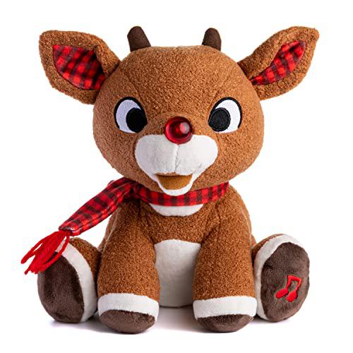 Kids Preferred rudolph the red - nosed reindeer - stuffed animal plush toy with music & lights