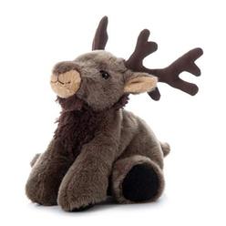 the petting zoo elk stuffed animal plushie, gifts for kids, wild onez zoo animals, elk plush toy 9 inches