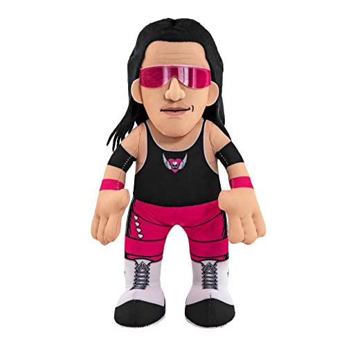 bleacher creatures wwe legend bret the hit man hart 10" plush figure- a wrestling star for play or display