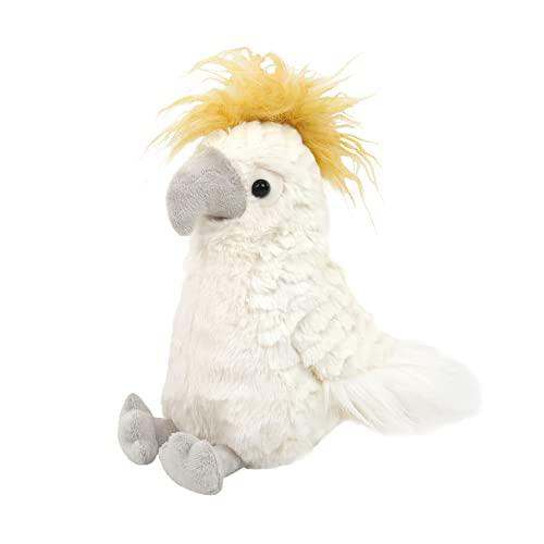 mon ami tallulah cockatoo parrot stuffed animal,plush bird,fun adorable soft & cuddly stuffed toy bird for little girls&boys,
