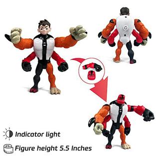 water wrestling seafood Toysvill toysvill ben 10 protector of earth action figures - 8 figurines  set (four arms, jetray, overflow, heatblast, armored cannonbo