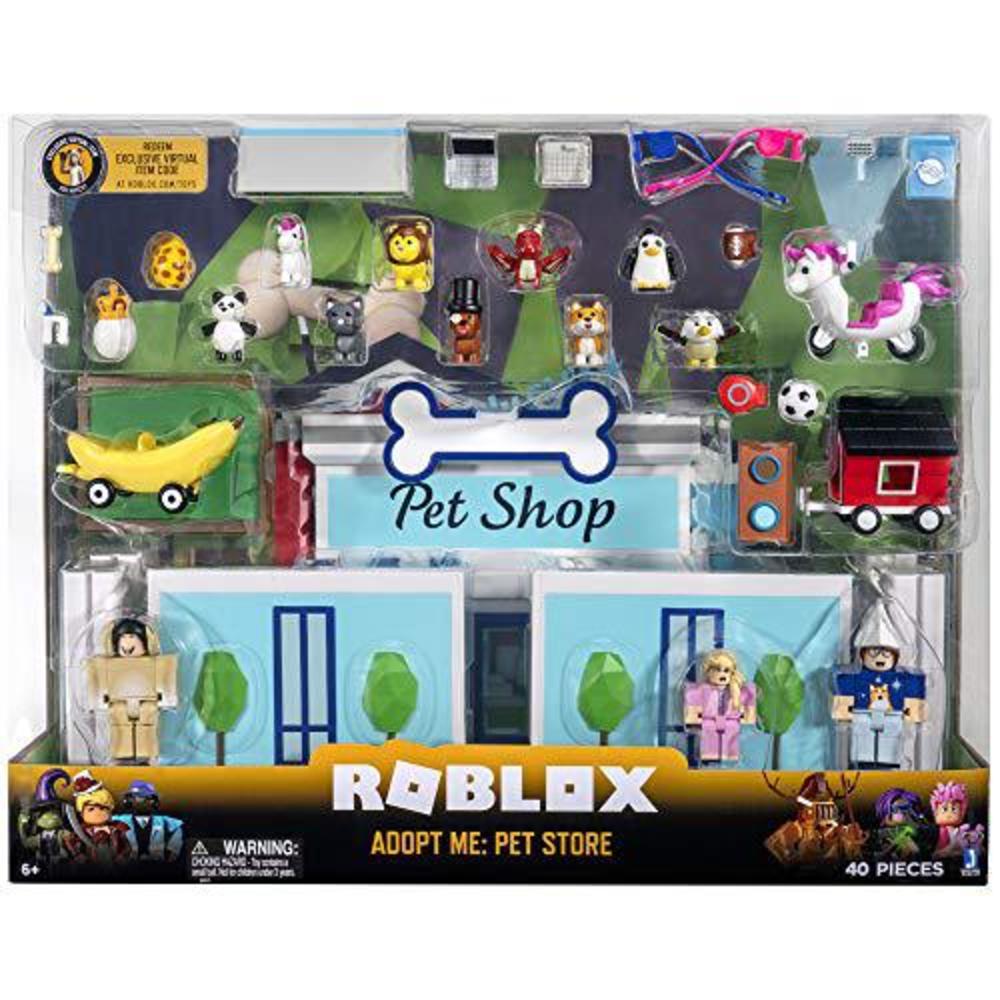 roblox celebrity collection - adopt me: pet store deluxe playset [includes exclusive virtual item]