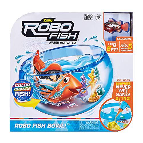 robo fish 7126 robo fishfish tank playset robotic toy pet, fish