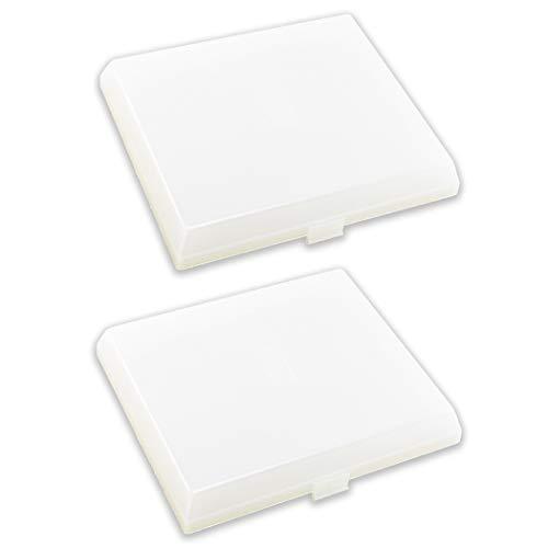 CalPalmy 2-pack ap5609551 8 x 7 light cover compatible with nutone, broan,  kenmore (s97011813) bathroom vent fan light- made from heav