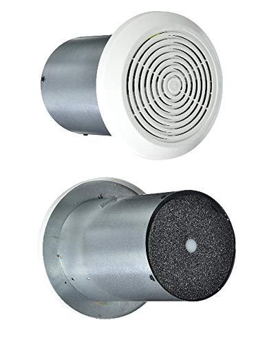 Earthtec new ultra-quiet 7" mobile home ventline bath exhaust fan (w/white cover) (1pc)