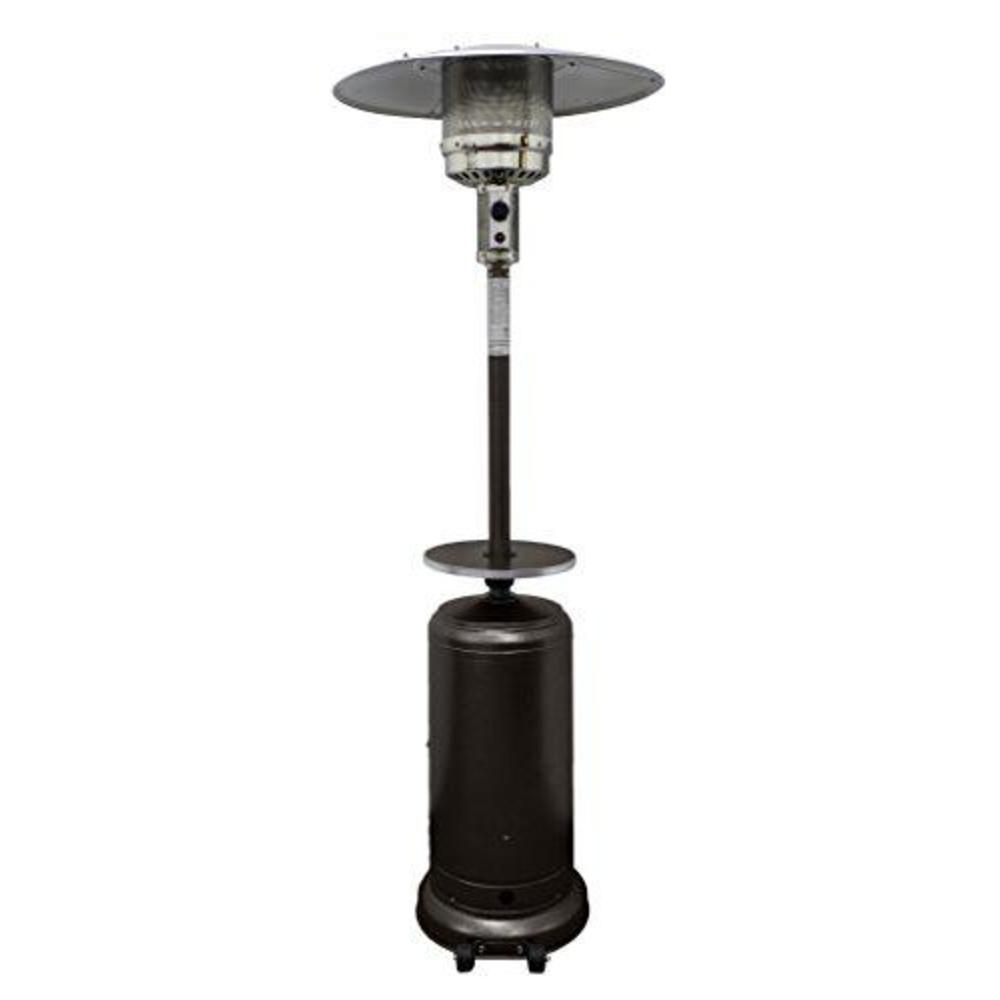 hiland-hlds01-cgt-tall patio heater, hammered bronze finish
