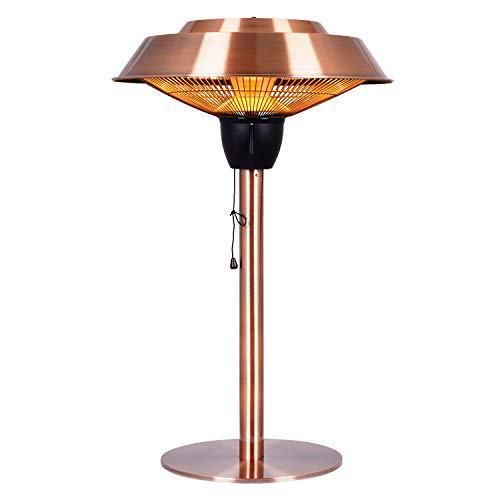 Star Patio RNAB089FB1L7B star patio electric patio heater, outdoor heater,  1500w infrared heater with brush copper finished, tip-over protection, elec