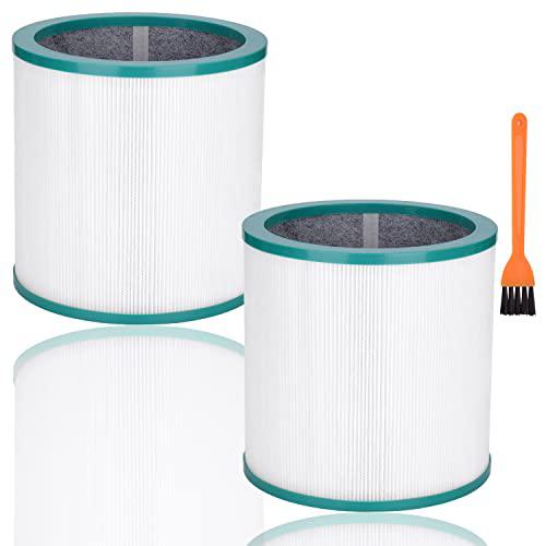 laukowind replacement tp02 air purifier filters compatible with all dyson pure cool link models tp01, tp02, tp03, bp01, am11 tower puri