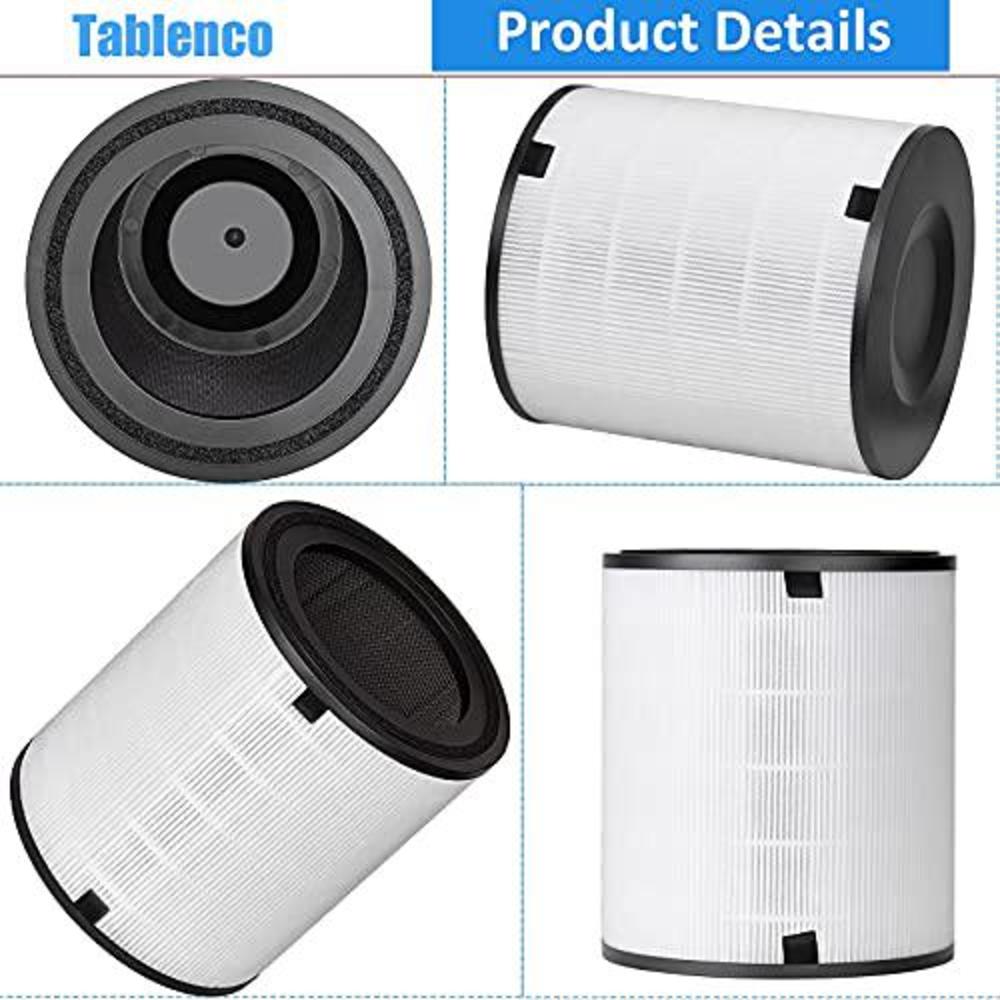 &#226;&#128;&#142;Tablenco tablenco 3-in-1 lv-h133 air purifier filter replacement, h13 grade true hepa filter and activated carbon filter set, part # l
