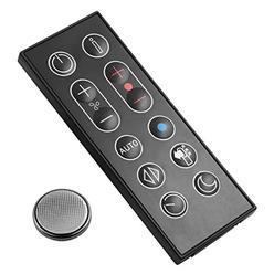 qzanyee life remote control for dyson hp04 pure hot + cool purifying heater fan, replacement remote for dyson part no. 969897