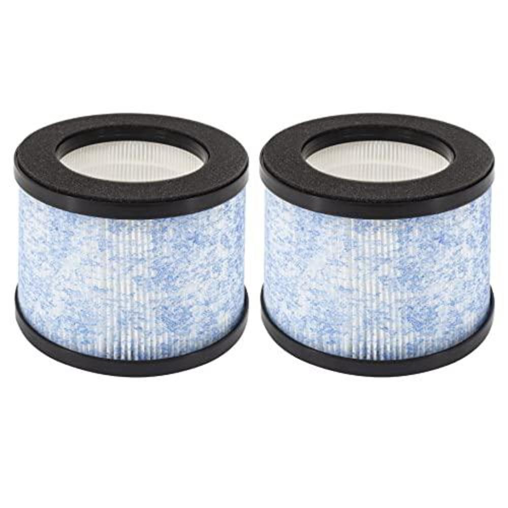 asheviller c102 filter replacement, compatible with okaysou airmic4s and miko c102 ibuki air purifier, 2 pack