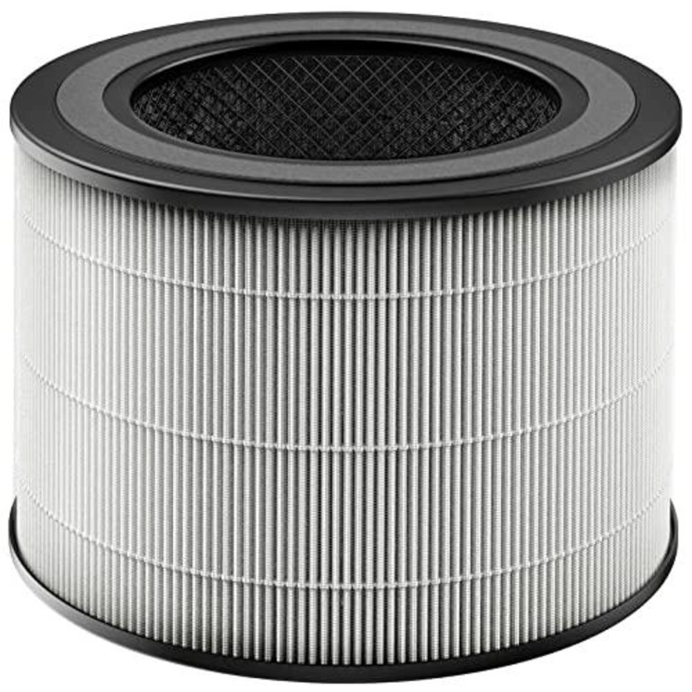 dreo air purifiers replacement filter, h13 true hepa filter for dreo macro pro air purifier, with 3 stage deep filtration, ul